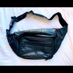 Genuine leather vintage Fanny pack